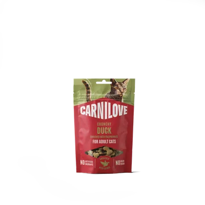 Carnilove Cranchy Snack, качка-малина, міцний імунітет