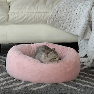 Лежак Pet Fashion "Soft" (48х48х17 см), рожевий